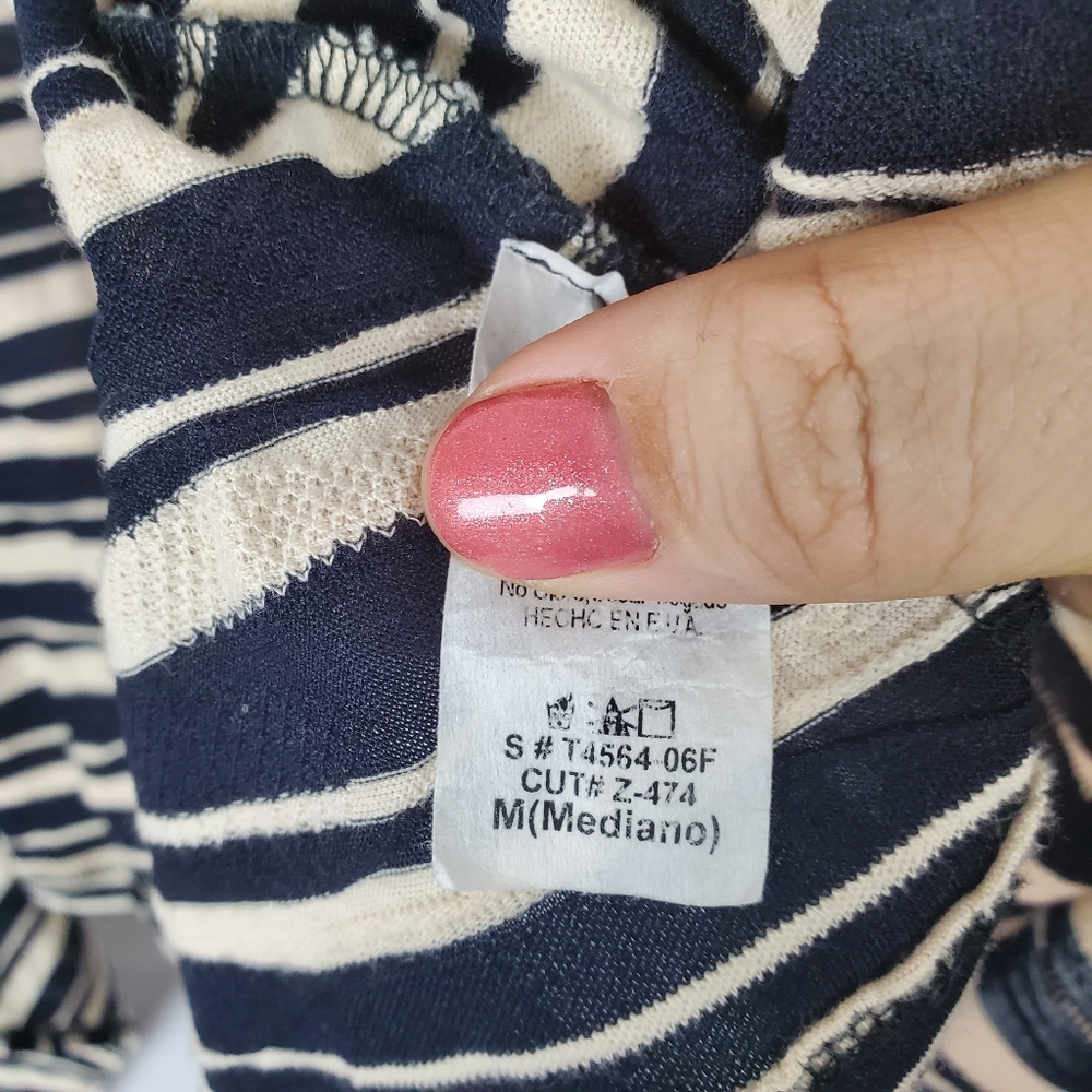 Poema open front drape knit cardigan like new - Picture 3 of 4